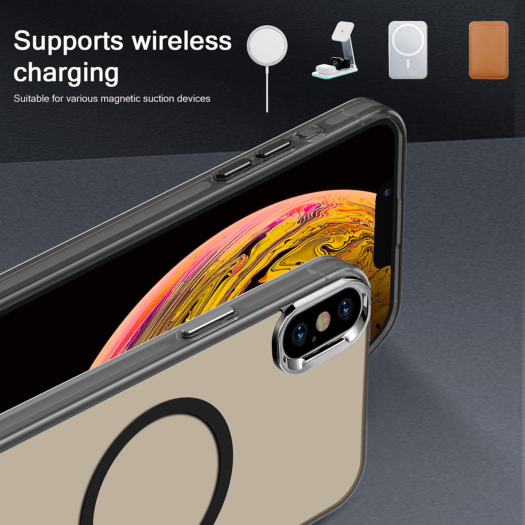 Amazon.com: S. Tedazo Magnetic Case for iPhone Xs Max (6.5 inch